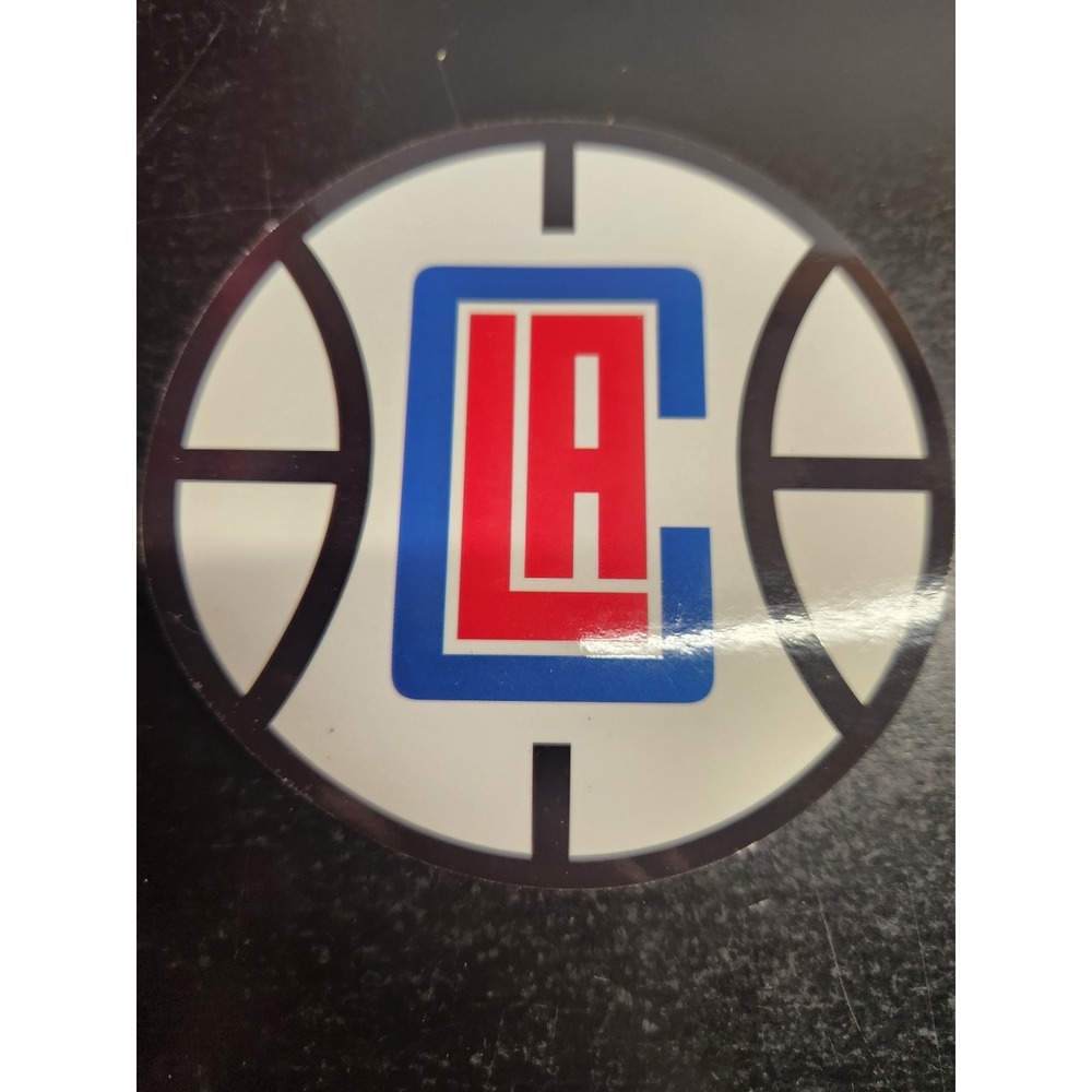 LA Clippers Refrigerator Magnet Flat Metal NBA Basketball Sports Logo 3.75"